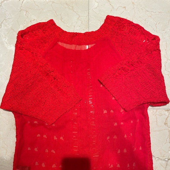 Bebe short sleeves sweater (see through at the back) - Picture 2 of 4
